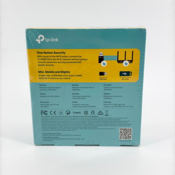 TP-Link TL-WN823N 300 Mbps Mini USB Wireless WiFi Network Adapter N300 for PC - Picture 2 of 6